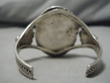 Exquisite Vintage Navajo Domed Onyx Sterling Silver Native American Bracelet-Nativo Arts
