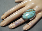 Marvelous Vintage Native American Navajo Royston Turquoise Sterling Silver Ring-Nativo Arts