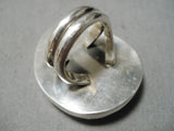 Impressive Vintage Native American Navajo Turquoise Sterling Silver Ring-Nativo Arts