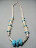 Marvelous Vintage Santo Domingo Native American Turquoise Necklace-Nativo Arts