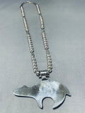Important Inlay Master Vintage Native American Navajo Turquoise Sterling Silver Necklace-Nativo Arts