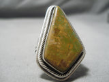 Fantastic Vintage Native American Navajo Royston Turquoise Sterling Silver Ring Old-Nativo Arts