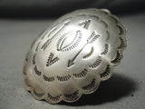 Marvelous Vintage Navajo Sterling Silver Ring Native American-Nativo Arts