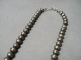 Superior Vintage Native American Navajo Turquoise Sterling Silver Squash Blossom Necklace-Nativo Arts