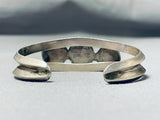 Marvelous Vintage Native American Navajo Sleeping Beauty Turquoise Sterling Silver Bracelet-Nativo Arts