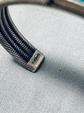 Perry Shorty Very Important Native American Navajo Turquoise Sterling Silver Bracelet-Nativo Arts