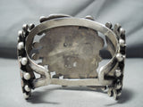 Just Wow, One Of Best Ever Vintage Native American Zuni Turquoise Sterling Silver Bracelet-Nativo Arts