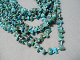 Breathtaking Vintage Native American Navajo Turquoise Necklace Old-Nativo Arts