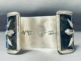 One Of The Best Ever Native American Lapis Sterling Silver Bracelet-Nativo Arts