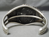 Quality Etb Sr Signed Vintage Native American Navajo Flank Turquoise Sterling Silver Bracelet-Nativo Arts