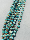 Fabulous Vintage Native American Navajo Turquoise Sterling Silver Necklace-Nativo Arts