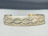 Wonderful Vintage Native American Navajo Sterling Silver Bracelet-Nativo Arts