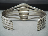 Magnificent Native American Navajo Turquoise Sterling Silver Bracelet-Nativo Arts