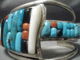 Charles Loloma's Student Vintage Native American Navajo Turquoise Sterling Silver Bracelet-Nativo Arts