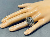 Wolfpack Wow!! Native American Navajo Sterling Silver Ring-Nativo Arts