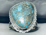 One Of The Best San Felipe Turquoise Sterling Silver Bracelet-Nativo Arts