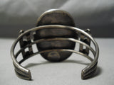 One Of The Best Vintage Native American Navajo Carico Lake Turquoise Sterling Silver Bracelet-Nativo Arts