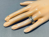 Gold And Silver Vintage Native American Navajo Sterling Ring-Nativo Arts