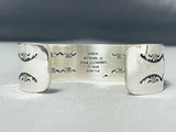 One Of The Most Intricate Ver Native American Navajo Turquoise Sterling Silver Bracelet-Nativo Arts