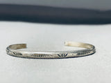 Wonderful Vintage Native American Navajo Sun Stamp Stacker Bracelet-Nativo Arts