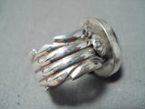 Marvelous Navajo Lapis Sterling Silver Ring Native American-Nativo Arts