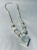 Best Ray Tracey Vintage Native American Navajo Charoite Sterling Silver Necklace-Nativo Arts