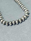 Perfect Vintage Native American Navajo Sterling Silver Necklace-Nativo Arts