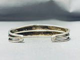 Outstanding Vintage Native American Navajo Sleeping Beauty Turquoise Sterling Silver Bracelet-Nativo Arts