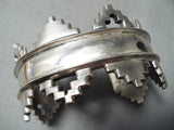 Tremendous Navajo Sterling Silver Bracelet Native American-Nativo Arts