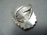 Elsie Yazzie Vintage Navajo Turquoise Sterling Silver Ring Native American Old-Nativo Arts