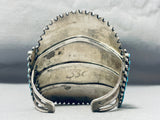 One Of The Best Vintage Native American Zuni Turquoise Sterling Silver Bracelet-Nativo Arts
