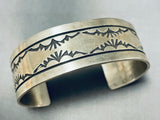 Brilliant Native American Navajo Sterling Silver Bracelet-Nativo Arts