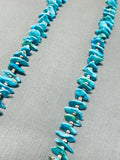 Amazing Vintage Native American Navajo Turquoise Sterling Silver Necklace-Nativo Arts