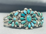 Baby Wrist Very Small Vintage Native American Navajo Turquoise Sterling Silver Bracelet-Nativo Arts