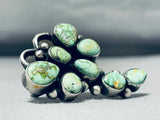 One Of The Best Native American Navajo Carico Lake Turquoise Sterling Silver Dragonfly Ring-Nativo Arts