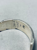 One Of Best Vintage Native American Navajo Dave Tune Turquoise Inlay Sterling Silver Bracelet-Nativo Arts