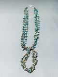 Fabulous Vintage Native American Navajo Turquoise Necklace-Nativo Arts