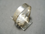 Intricate!! Vintage Zuni Native American Turquoise Eagle Sterling Silver Ring-Nativo Arts