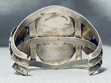 Ceremonial Vintage Native American Navajo Turquoise Sterling Silver Bracelet-Nativo Arts