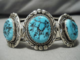 Impressive Vintage Navajo Turquoise Sterling Silver Native American Bracelet-Nativo Arts