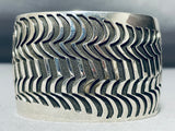 One Of The Most Intricate Solid Sterling Silver Native American Navajo Bracelet-Nativo Arts