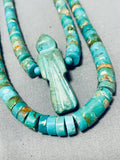 Native American One Of The Best Ever Vintage Santo Domingo Turquoise Heishi Necklace-Nativo Arts