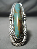 Incredible Vintage Native American Navajo Royston Turquoise Sterling Silver Ring-Nativo Arts