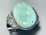 One Of The Best Vintage Native American Navajo Royston Turquoise Sterling Silver Bracelet-Nativo Arts