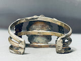 Museum Vintage Native American Navajo Rare Deposit Kingman Turquoise Sterling Silver Bracelet-Nativo Arts