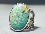 Excellent San Felipe Royston Turquoise Sterling Silver Ring-Nativo Arts