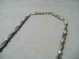 Intricate Women's Vintage Native American Zuni Turquoise Sterling Silver Squash Blossom Necklace-Nativo Arts