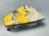 One Of The Most Unique Ever Native American Navajo Honeybee Jasper Sterling Silver Bracelet-Nativo Arts