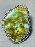 Best Biggest Vintage Native American Navajo Royston Turquoise Sterling Silver Ring-Nativo Arts