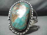 One Of The Best Vintage Native American Navajo Royston Turquoise Sterling Silver Bracelet-Nativo Arts